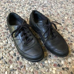 Rockport DMX Black Leather Shoes